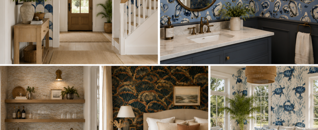 5 Beach House Wallpapers I’m Swooning Over | Dream Home Series