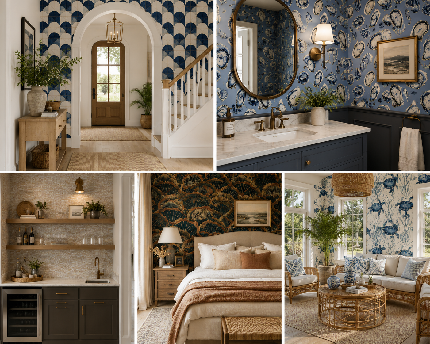 5 Beach House Wallpapers I’m Swooning Over | Dream Home Series