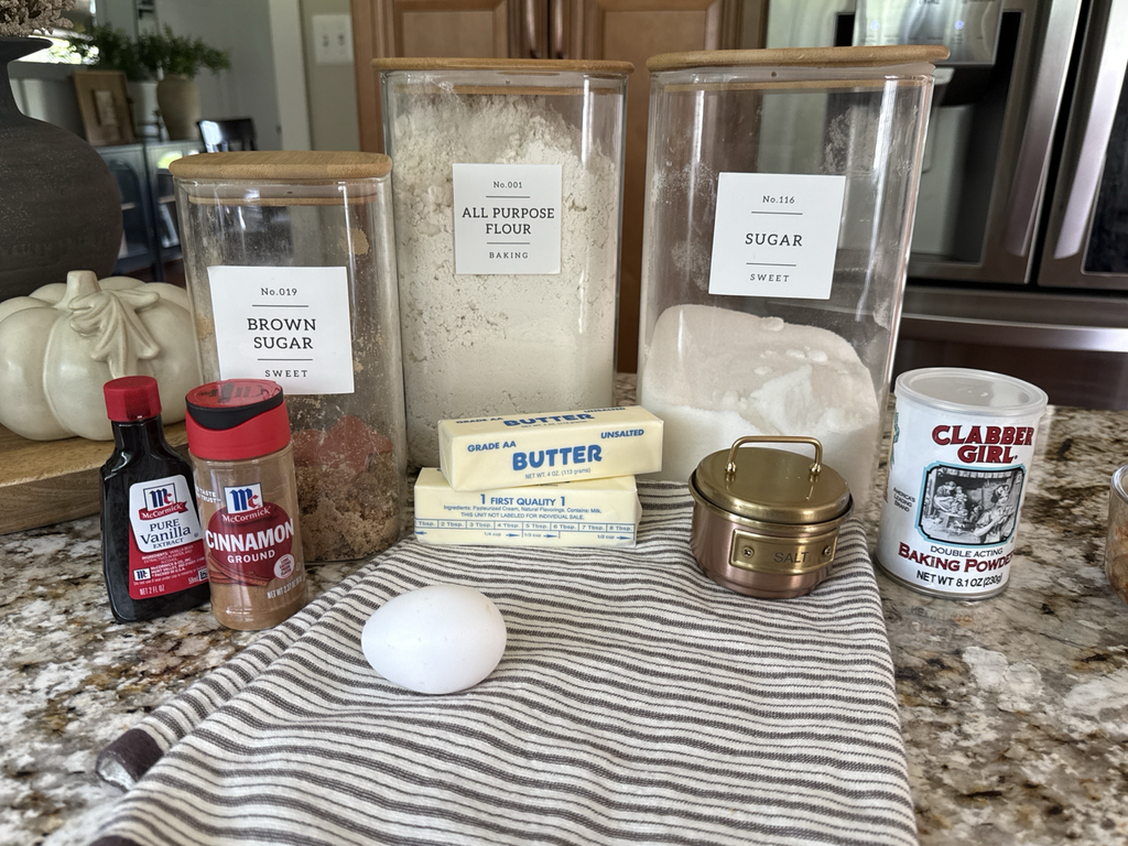 Dry Ingredients for Apple Pie Cookies