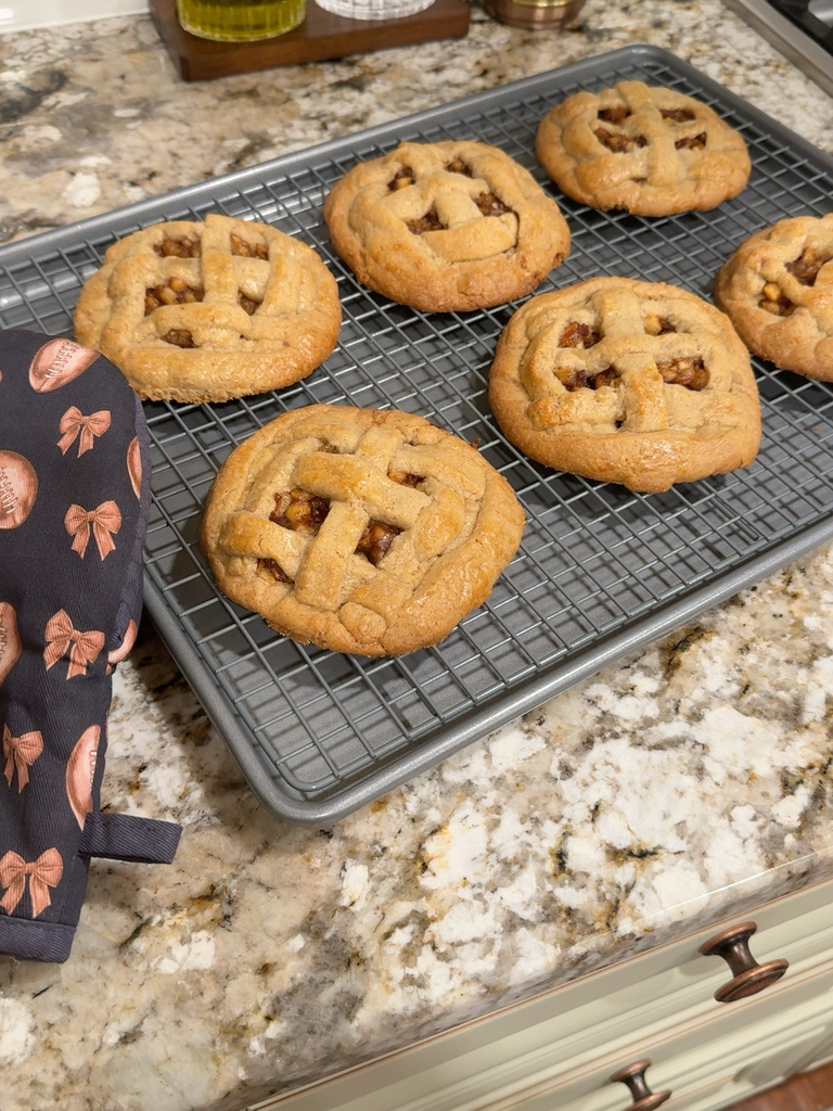 Apple Pie Cookies fresh from the oven